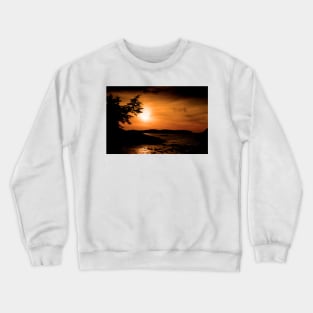 Sunset Long Beach Tofino Vancouver Island Canada Crewneck Sweatshirt